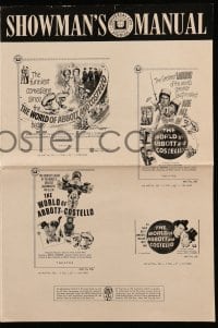 4a635 WORLD OF ABBOTT & COSTELLO pressbook '65 Bud & Lou's greatest laughmakers!