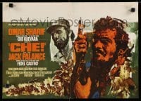 4b298 CHE Belgian '69 art of Omar Sharif as Guevara, Jack Palance as Fidel Castro!