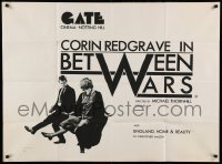 4b141 BETWEEN WARS/ENGLAND HOME & BEAUTY British quad '76 cool double bill, Redgrave!