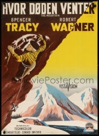 4b364 MOUNTAIN Danish '59 mountain climber Spencer Tracy, Robert Wagner, Claire Trevor!
