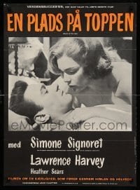 4b373 ROOM AT THE TOP Danish '59 Laurence Harvey loves Heather Sears AND Simone Signoret!