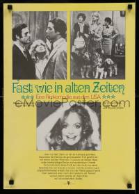 4b115 SEEMS LIKE OLD TIMES East German 16x23 '83 Chevy Chase, Goldie Hawn & classic movie couples!