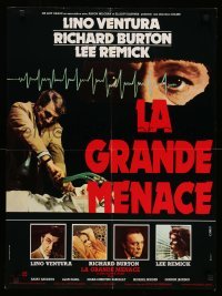 4b868 MEDUSA TOUCH French 23x30 '78 Richard Burton is the man with telekinesis!