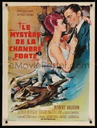 4b907 SPY WITH MY FACE French 24x32 '65 Robert Vaughn, McCallum, Man from UNCLE, Georges Allard!