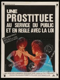 4b921 UNA PROSTITUTA French 24x32 '70 art of sexy prostitute Giovann Ralli by Manfredo Acerbo!