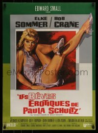 4b925 WICKED DREAMS OF PAULA SCHULTZ French 23x31 '67 artwork of super sexy Elke Sommer by Mascii!