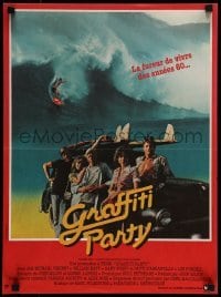 4b939 BIG WEDNESDAY French 16x21 '78 John Milius classic surfing movie, great image of surfers!