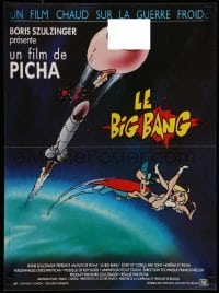 4b969 LE BIG-BANG French 15x21 '87 Picha's outrageous feature-length sex cartoon, great art!