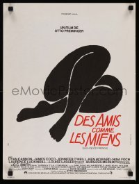 4b992 SUCH GOOD FRIENDS French 16x21 '73 Otto Preminger, Saul Bass artwork!