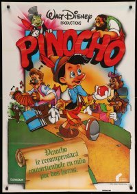 4b427 PINOCCHIO Spanish R82 Disney classic cartoon about a wooden boy who wants to be real!