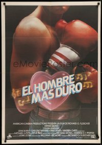 4b445 TOUGH ENOUGH Spanish '83 toughest boxer Dennis Quaid, Warren Oates!