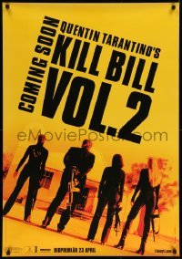 4b046 KILL BILL: VOL. 2 teaser DS Swedish '04 Uma Thurman, Tarantino directed, some cast!