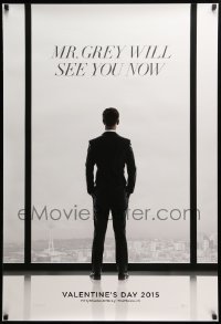 4b077 FIFTY SHADES OF GREY teaser Swiss '15 Jamie Dornan in the title role in front of window!