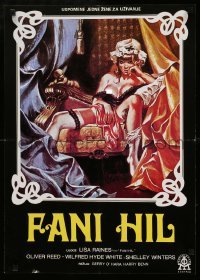 4b253 FANNY HILL Yugoslavian 19x27 '83 memoirs of a woman of pleasure, different sexy image!