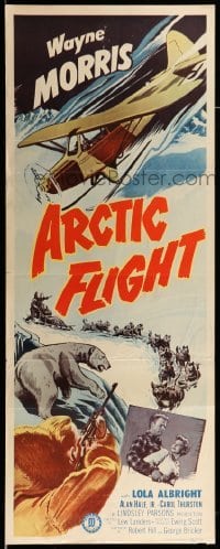 4c310 ARCTIC FLIGHT insert '52 Wayne Morris, sexiest Lola Albright, North Pole adventure!