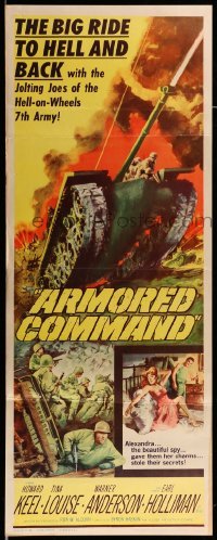 4c312 ARMORED COMMAND insert '61 big ride to Hell & back with the jolting Joes of the 7th Army!
