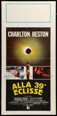 4c010 AWAKENING Italian locandina '80 Charlton Heston, Egypt, the evil one must not live again!