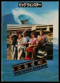 4d477 BIG WEDNESDAY Japanese program '78 John Milius classic surfing movie, surfers on beach!