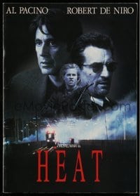 4d511 HEAT Japanese program '95 Al Pacino, Robert De Niro, Val Kilmer, Michael Mann directed!