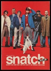 4d548 SNATCH Japanese program '00 Brad Pitt, Statham, Benicio Del Toro, different images!