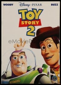 4d560 TOY STORY 2 Japanese program '99 Woody & Buzz Lightyear in Disney/Pixar animated sequel!