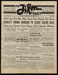 4d363 FILM DAILY exhibitor magazine December 30, 1936 Beloved Enemy with Merle Oberon!