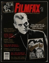 4d745 FILMFAX magazine July 1987 four decades of horror noir film classic, The Vampire Bat + more!