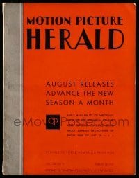 4d381 MOTION PICTURE HERALD exhibitor magazine August 28, 1937 Dead End, Borneo, Thin Ice & more!
