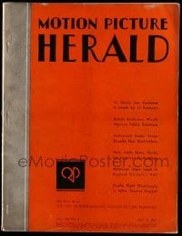 4d386 MOTION PICTURE HERALD exhibitor magazine July 10, 1937 Non Stop New York, Vitaphone shorts!