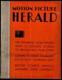 4d393 MOTION PICTURE HERALD exhibitor magazine October 24, 1936 Charge of the Light Brigade!