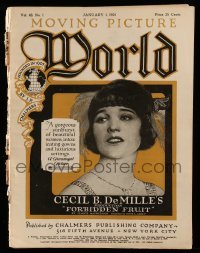 4d404 MOVING PICTURE WORLD exhibitor magazine January 1, 1921 Fairbanks in Mark of Zorro, Mr. Wu!