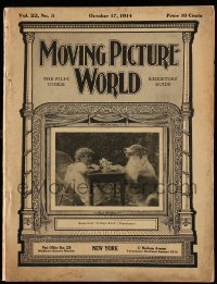 4d410 MOVING PICTURE WORLD exhibitor magazine October 17, 1914 ads from super early studios!