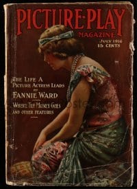 4d840 PICTURE PLAY magazine July 1916 The Life of a Picture Actress Leads by Fannie Ward!
