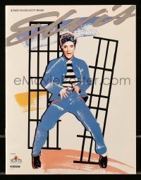 4d424 ELVIS VIDEO COLLECTION 9x11 brochure + 22x36 poster '88 Jailhouse Rock & more!