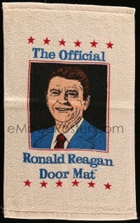4d120 RONALD REAGAN 11x18 novelty door mat '80s walk all over the President if you don't like him!