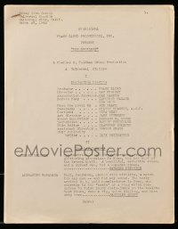 4d452 SPOILERS 9x11 promo brochure '42 production information for the John Wayne/Dietrich movie!