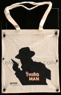 4d064 THIRD MAN 15x29 cloth bag 2010 cool silhouette image of Orson Welles as Harry Lime!