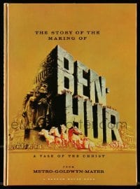 4d586 BEN-HUR hardcover souvenir program book '60 Charlton Heston, William Wyler classic epic!