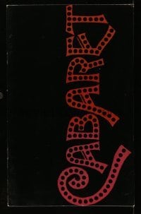 4d595 CABARET souvenir program book '72 Liza Minnelli in Nazi Germany, directed by Bob Fosse!