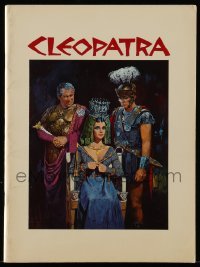 4d601 CLEOPATRA souvenir program book '64 Elizabeth Taylor, Richard Burton, Rex Harrison!