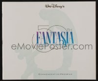 4d611 FANTASIA souvenir program book R90 Mickey Mouse & others, Disney musical cartoon classic!