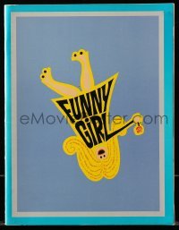 4d617 FUNNY GIRL souvenir program book '69 Barbra Streisand, Omar Sharif, William Wyler!