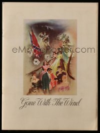 4d622 GONE WITH THE WIND souvenir program book '39 Margaret Mitchell's story of the Old South!