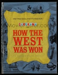 4d639 HOW THE WEST WAS WON hardcover Cinerama souvenir program book '64 John Ford, all-star cast!