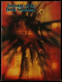 4d641 INVASION OF THE BODY SNATCHERS souvenir program book '78 Kaufman classic sci-fi remake!