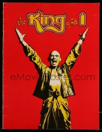 4d648 KING & I stage play souvenir program book '84 Yul Brynner on Broadway, Rodgers & Hammerstein!