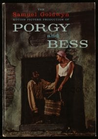 4d677 PORGY & BESS hardcover souvenir program book '59 Sidney Poitier, Dorothy Dandridge & Sammy!