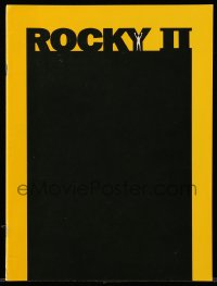 4d687 ROCKY II souvenir program book '79 Sylvester Stallone & Carl Weathers, boxing sequel!