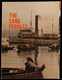 4d691 SAND PEBBLES souvenir program book '67 Navy sailor McQueen & Candice Bergen, Robert Wise