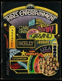 4d713 THAT'S ENTERTAINMENT souvenir program book '74 classic MGM Hollywood movie scenes!